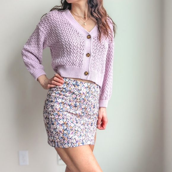 Wild Fable Flower Print Skirt - Picture 2 of 8